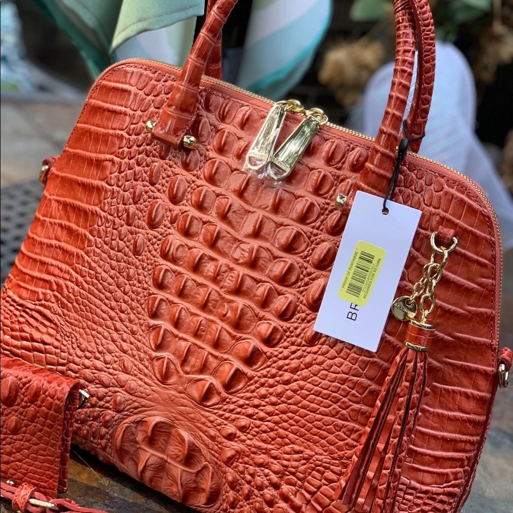 S O L D❗️❗️Brahmin Sydney Rose Quartz with Wallet